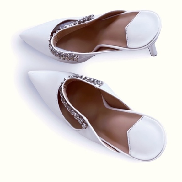 Shimmering Stellar Mules: Glamorous Size‎ 9 Heels - Picture 5 of 5
